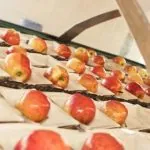 Appels op de sorteermachine